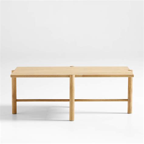 Jo Rectangular Wood Coffee Table