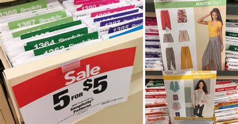 Joann Fabrics Simplicity Patterns