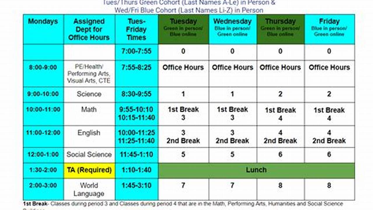 Job 1 Hybrid Calendar