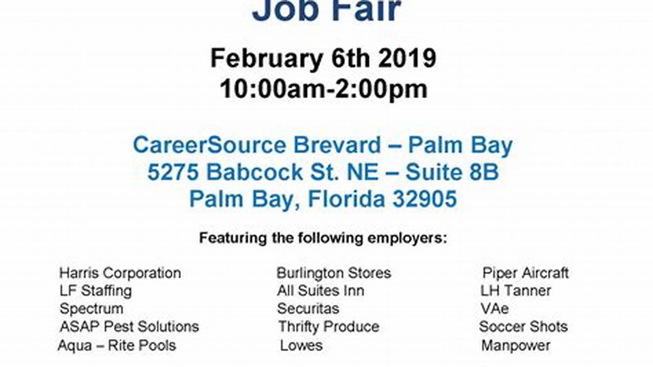 Job Fair Palm Beach County 2024