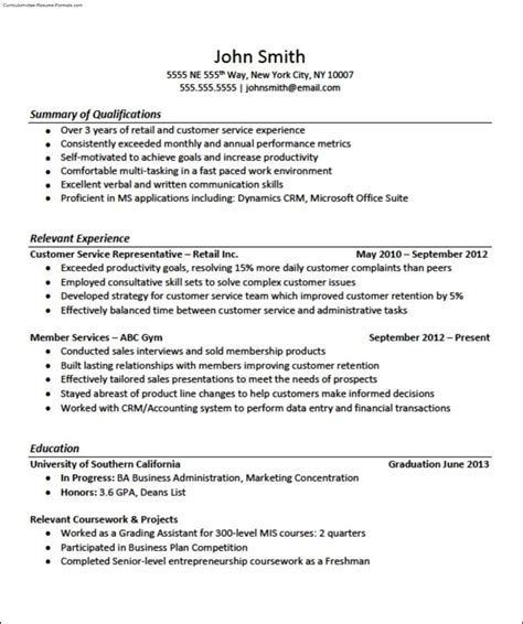 Job Specific Resume Templates