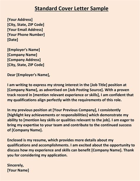 Job Application Covering Letter Samples