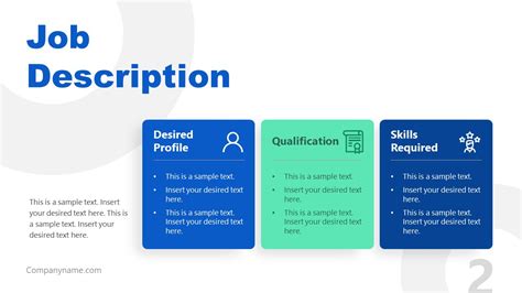 Job Description Powerpoint Template
