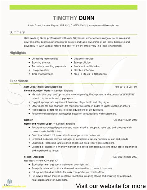Job Seeker Resume Sample Resume Format 2020