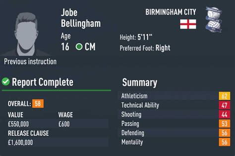 Jobe Bellingham FIFA 23 Stats Breakdown