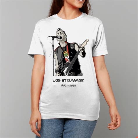 Rock the Rebellion with a Joe Strummer T Shirt