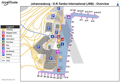 O.R. Tambo International Airport Flight Bookings JNB