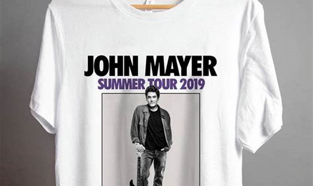 John Mayer Tour Merch 2024