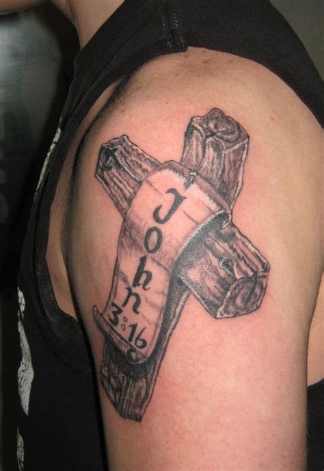 30 John 3 16 Tattoo Designs For Men Religious Ink Ideas