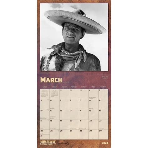 John Wayne Calendar
