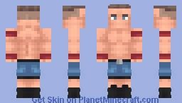 Unleash Your Inner Wrestler with John Cena Minecraft Skin