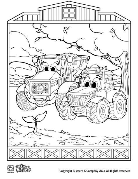 John Deere Coloring Book Pages