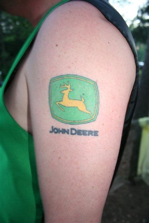 These John Deere Tattoos Have Us Seeing Green Tattoodo