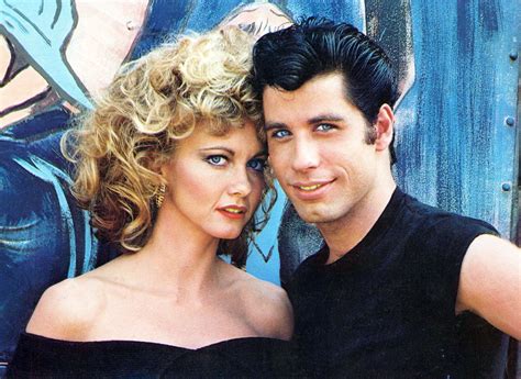 John Travolta and Olivia Newton-John in Grease