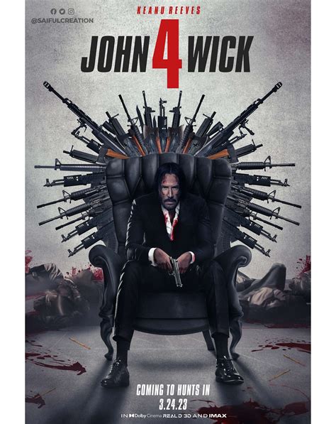 John Wick Chapter 4 Movie Poster