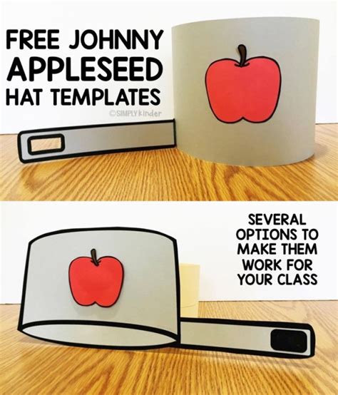 Johnny Appleseed Hat Printable
