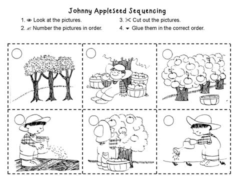 Johnny Appleseed Worksheets For Kindergarten