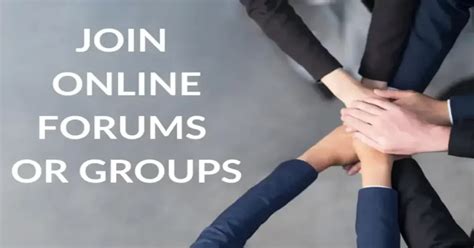 Join Education Groups or Forums