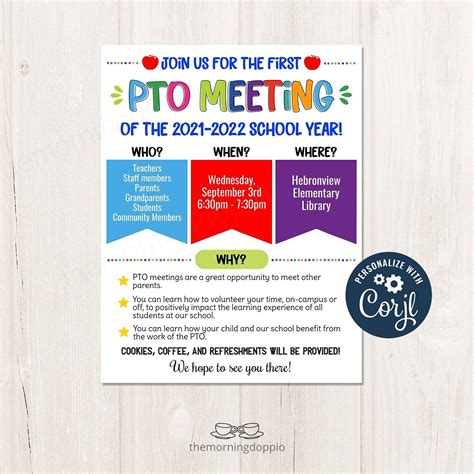 Join Pto Flyer Template Free
