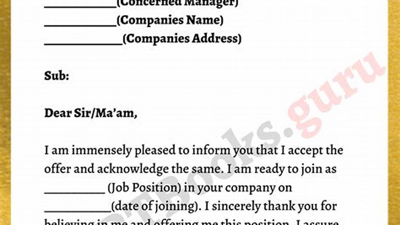 Tips for Drafting an Effective Joining Letter Sample PDF for the "Sample Templates" Niche