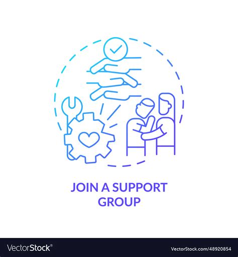 Joining a support group image
