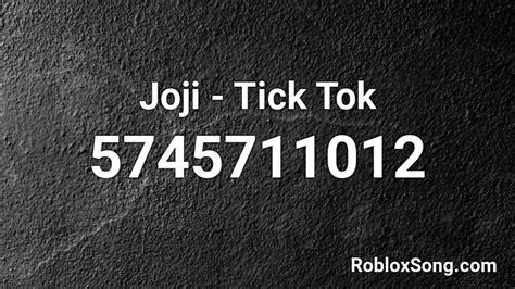 Joji - Tick Tok Roblox ID - Roblox music codes