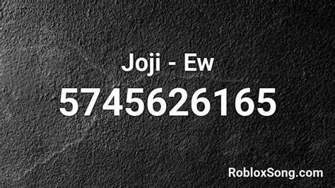 Joji Roblox ID