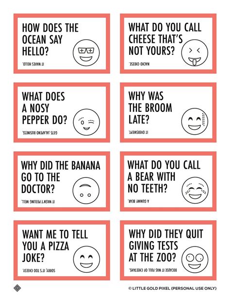Joke Printables