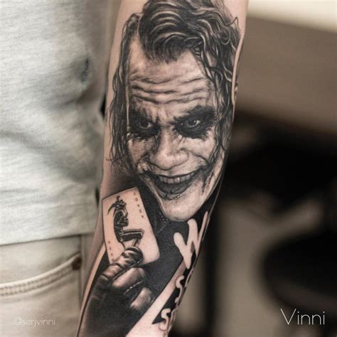 Joker Forearm Tattoo