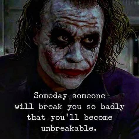 Joker Quotes Unbreakable