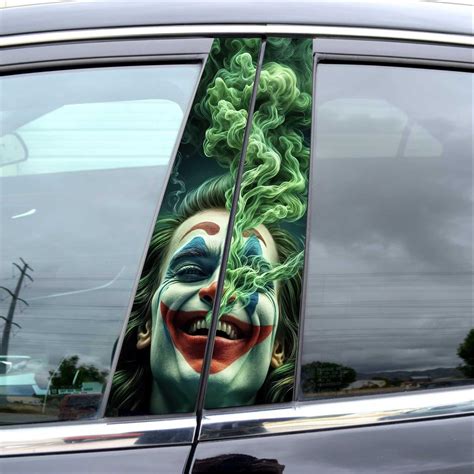 Joker Sticker For Car Back Mirror