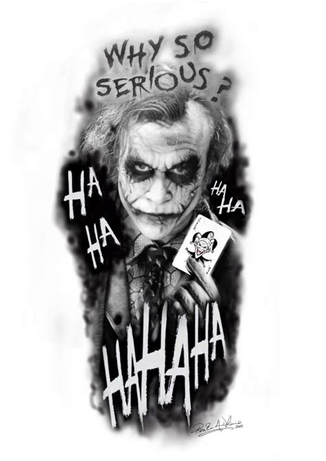 Joker Tattoo Easy Drawing