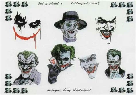 Joker Tattoo Flash