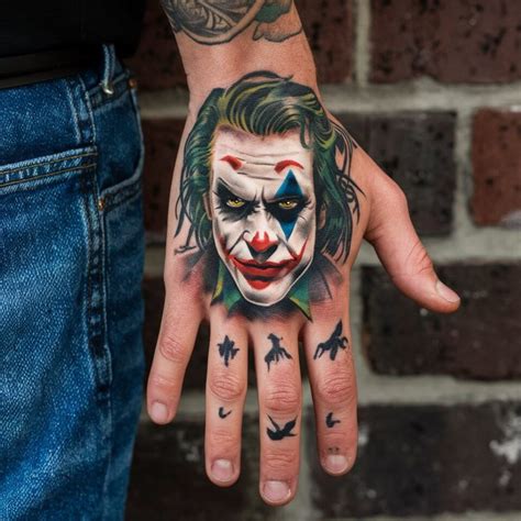 Joker Tattoo Hand
