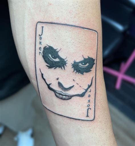 Joker Tattoo Ideas Simple