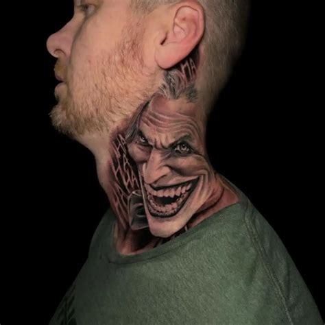 Joker Tattoo Neck