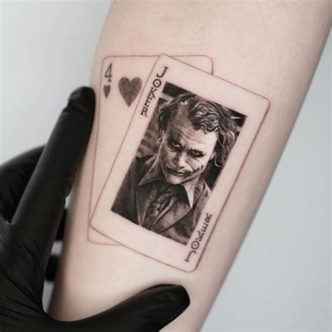 Joker Tattoo Playing Card