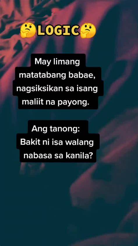 Jokes Tagalog Logic