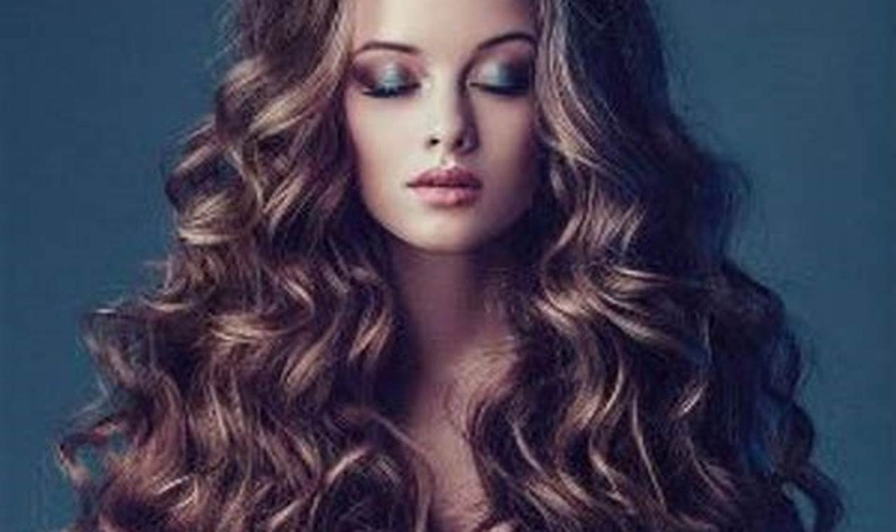 Jolie Coiffure Avec Cheveux Bouclés