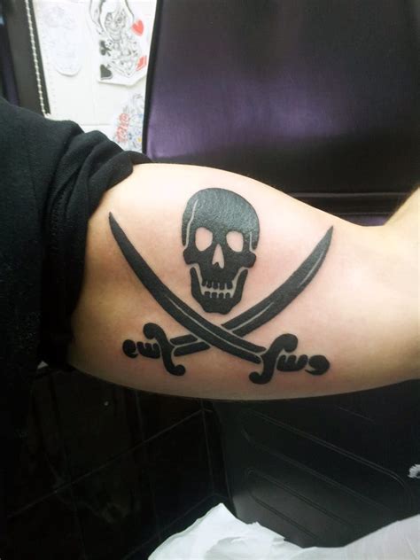Jolly Roger Tattoo by ApocalypticReignbow on DeviantArt
