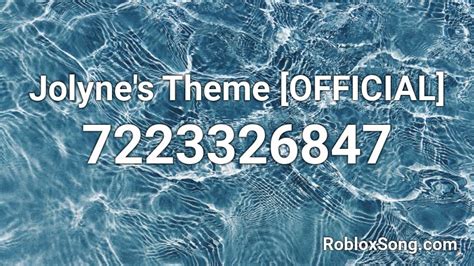 Jolyne\'s Theme [OFFICIAL] Roblox ID - Roblox music codes