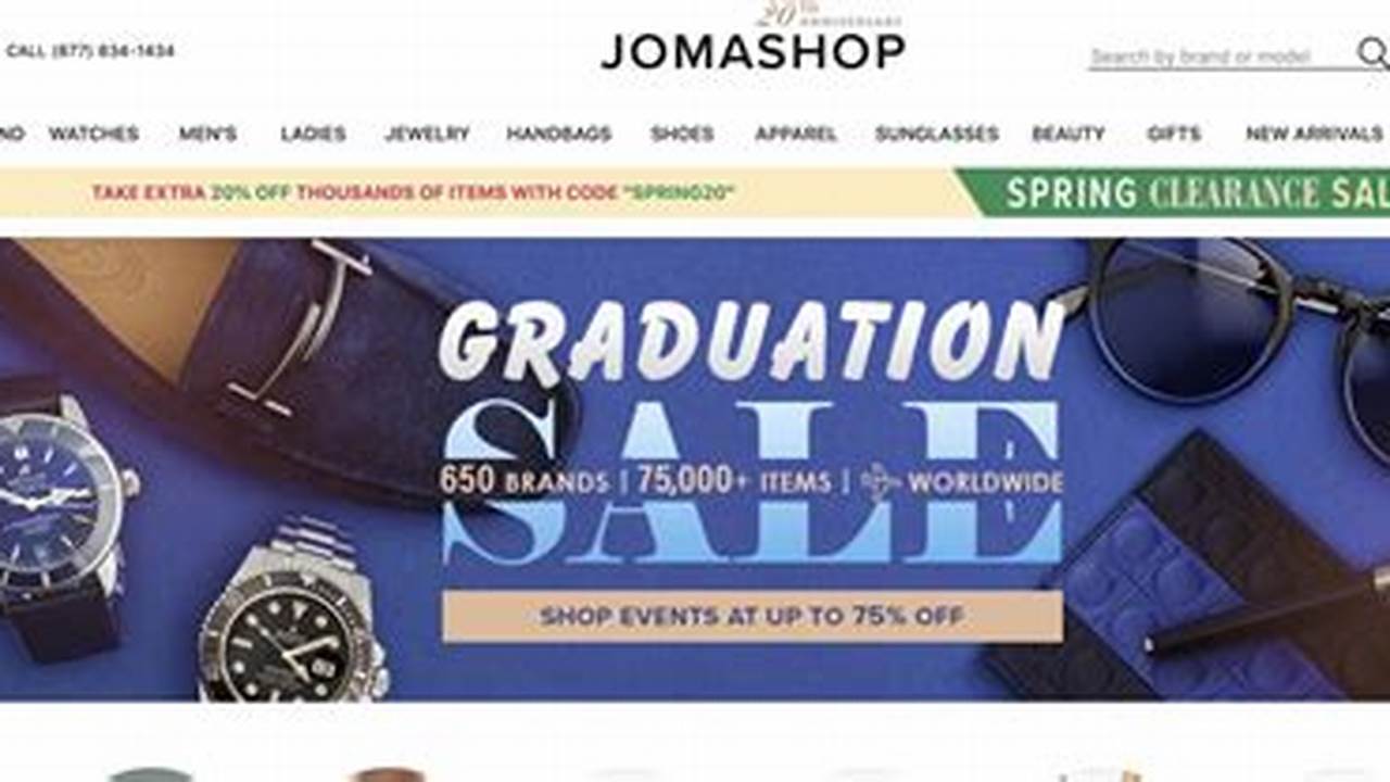 Jomashop Promo Code 2024