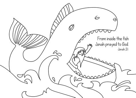 Jonah Coloring Pages