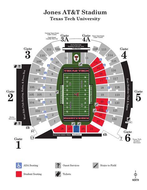 Jones At T Stadium Seating Chart