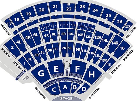 Jones Beach Concert Seating Chart