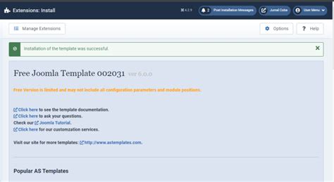 Joomla 4 How To Install Template