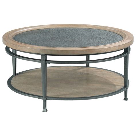 Hammary Portman Casual Rectangular Coffee Table with Shelf and Removable Casters Jordan's Home