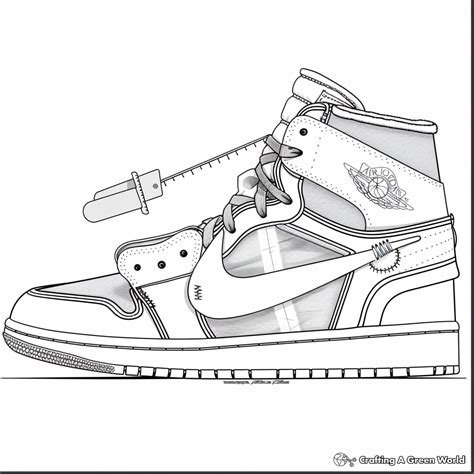 Jordan 1 Coloring Pages