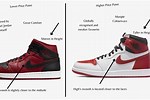 Jordan 1 Mid and High Difference Size