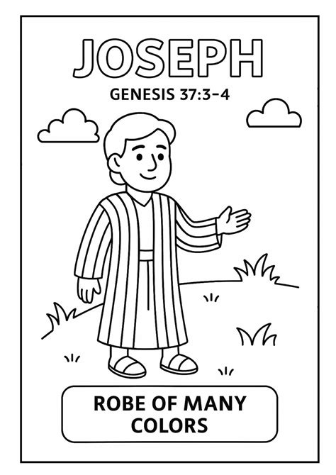Joseph Coloring Pages